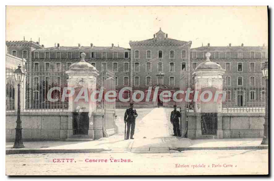 CPA Cette Caserne Vauban