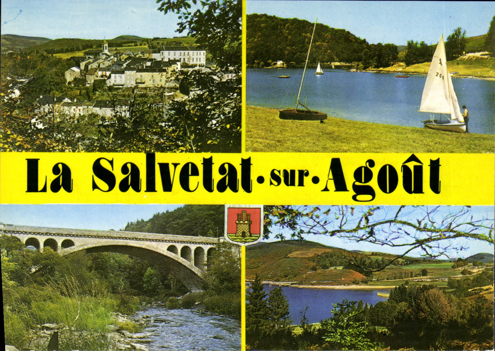 CPSM La Salvetat Sur Agout Station Estivale