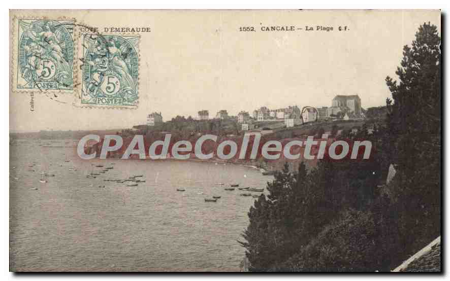 CPA Cancale La Plage