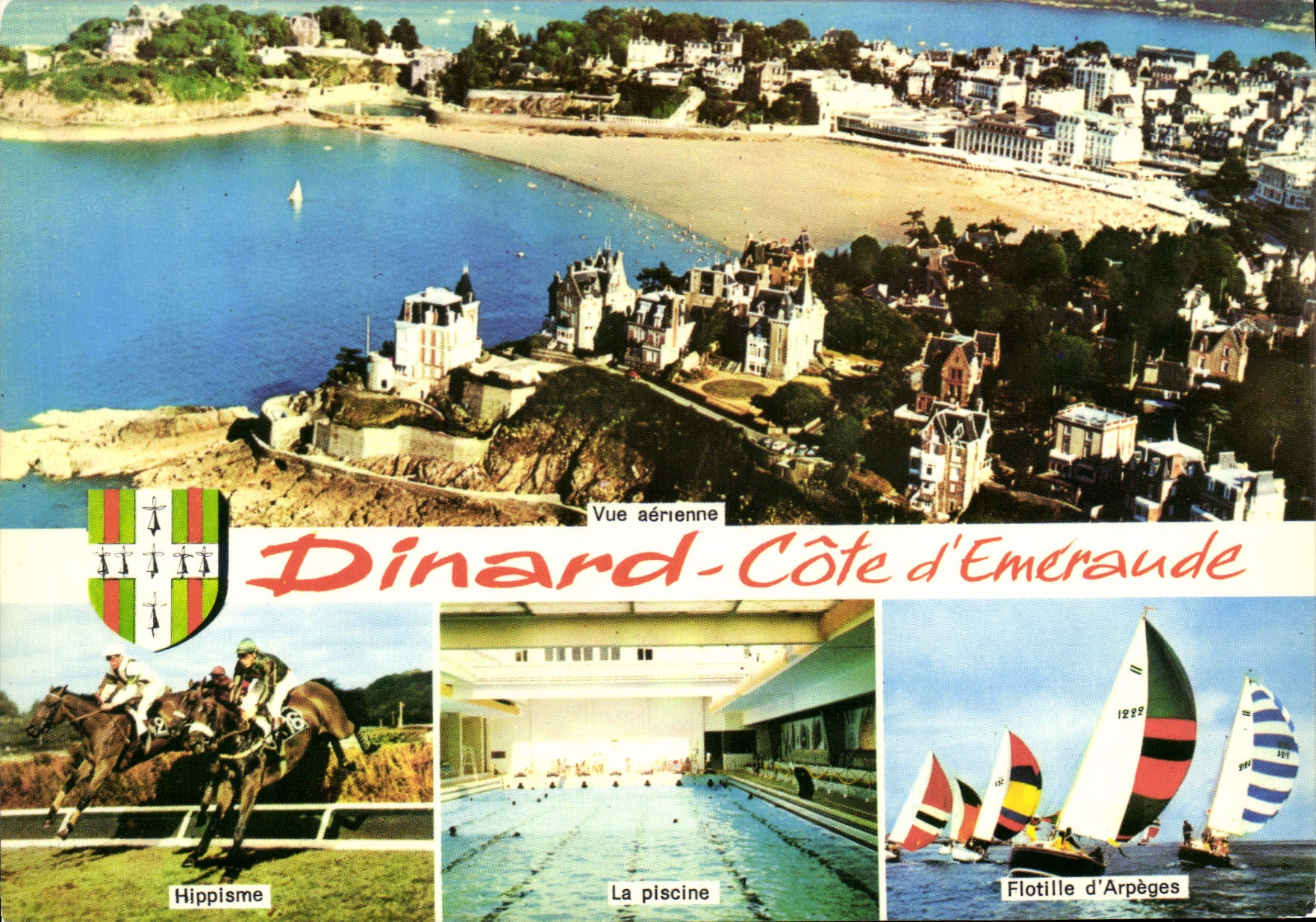 Dinard - Côte d'Émeraude — Vue aérienne — Elnacap - Recto