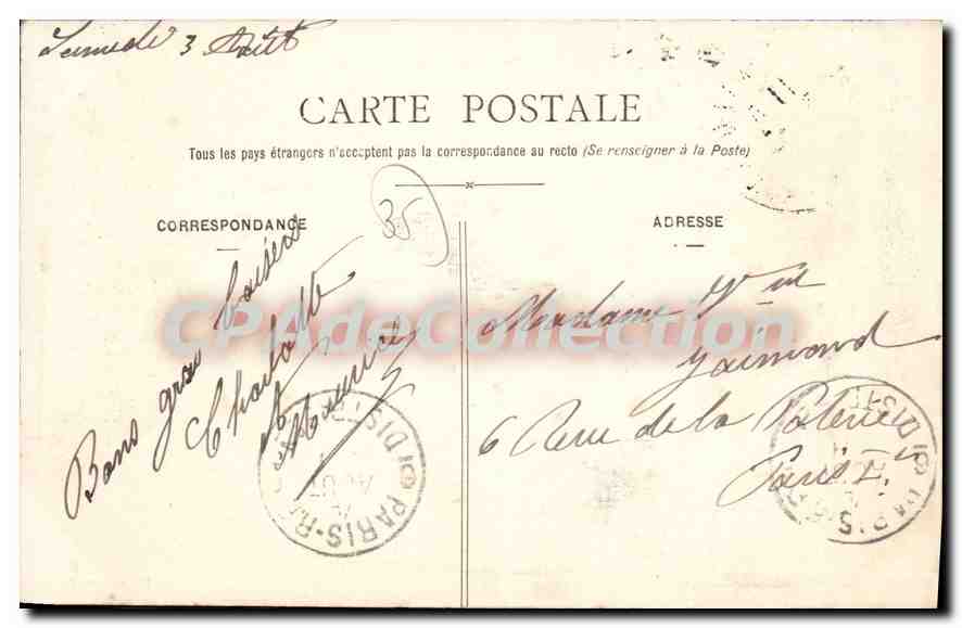 Côte d'Emeraude - Paramé - Casino et la Plage — Éditeur : Côte d'Emeraude, n° 317 — Verso