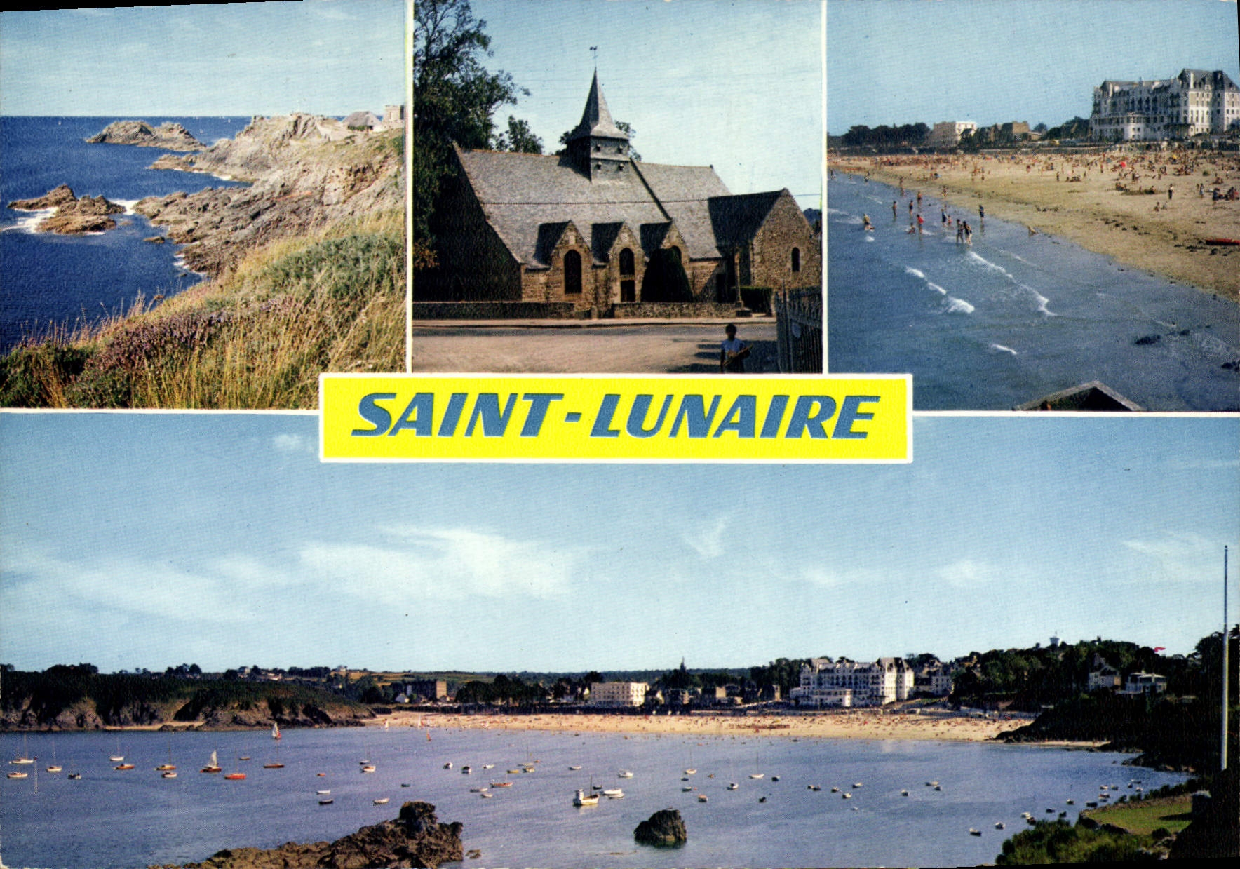 Saint-Lunaire — vue panoramique — Éditions La Cigogne - Recto