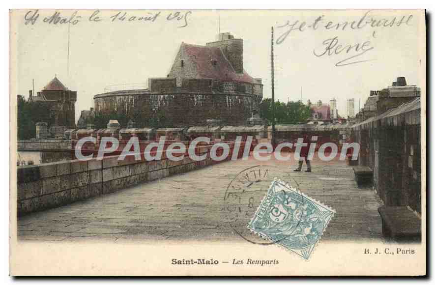 Saint-Malo — Les Remparts — B. J. C., Paris