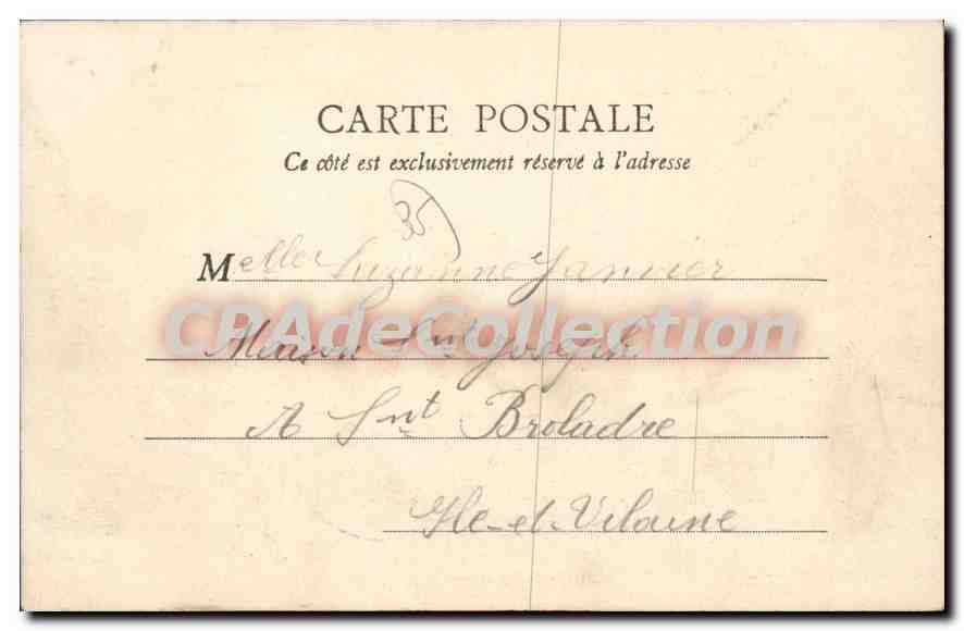 Saint-Malo — Les Remparts — B. J. C., Paris — Reverso