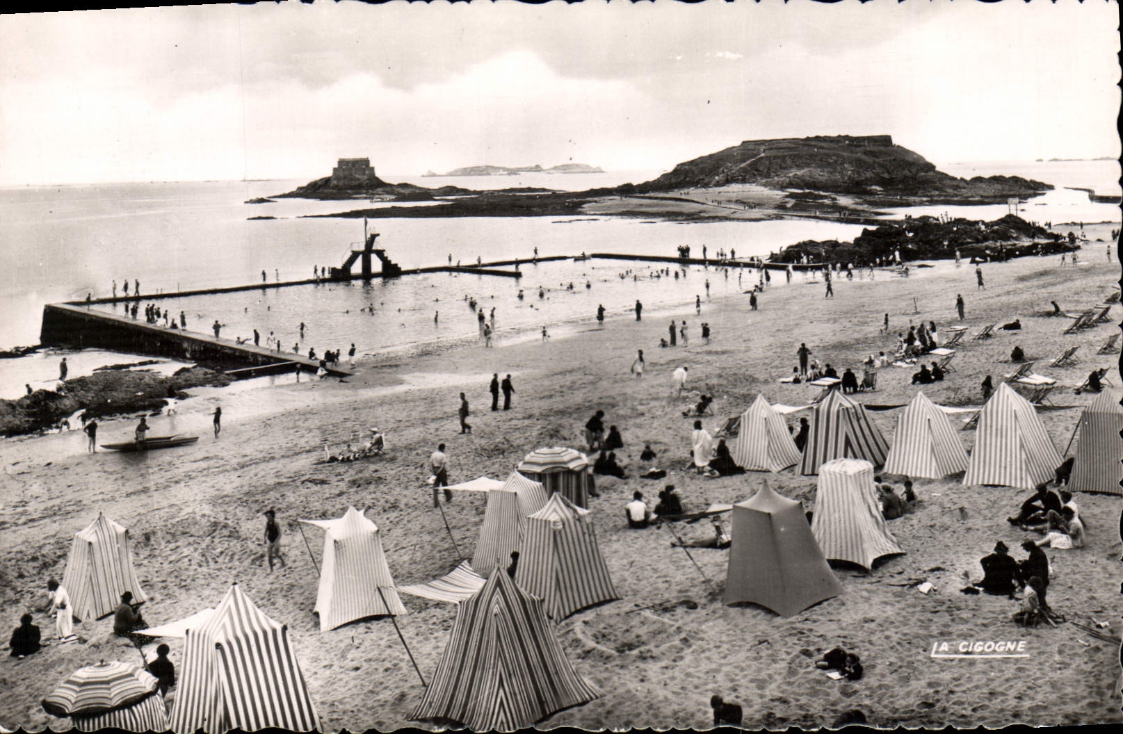 Playa Bon Secours — Saint-Malo (Ille-et-Vilaine) — Edición André Leconte