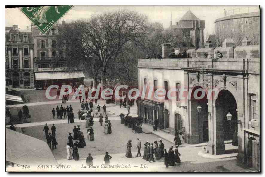 Saint-Malo — De Place Châteaubriand — LL. n°174