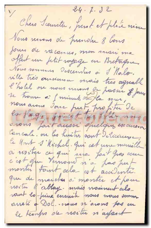 Saint-Malo — La Plage et les Bains Martel — Bureau Carnot — Reverso