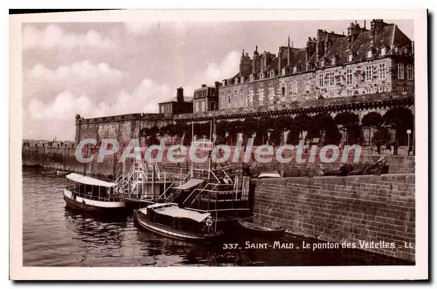 Saint-Malo — Le ponton des Vedettes — LL n°337