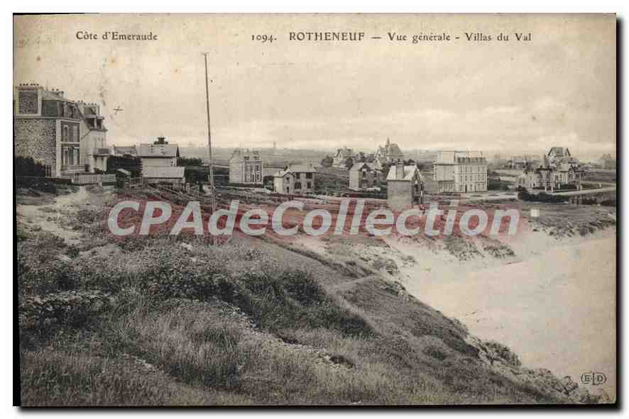 Rotheneuf — Vue générale — Villas du Val — Éditeur E.P.D. n° 1094