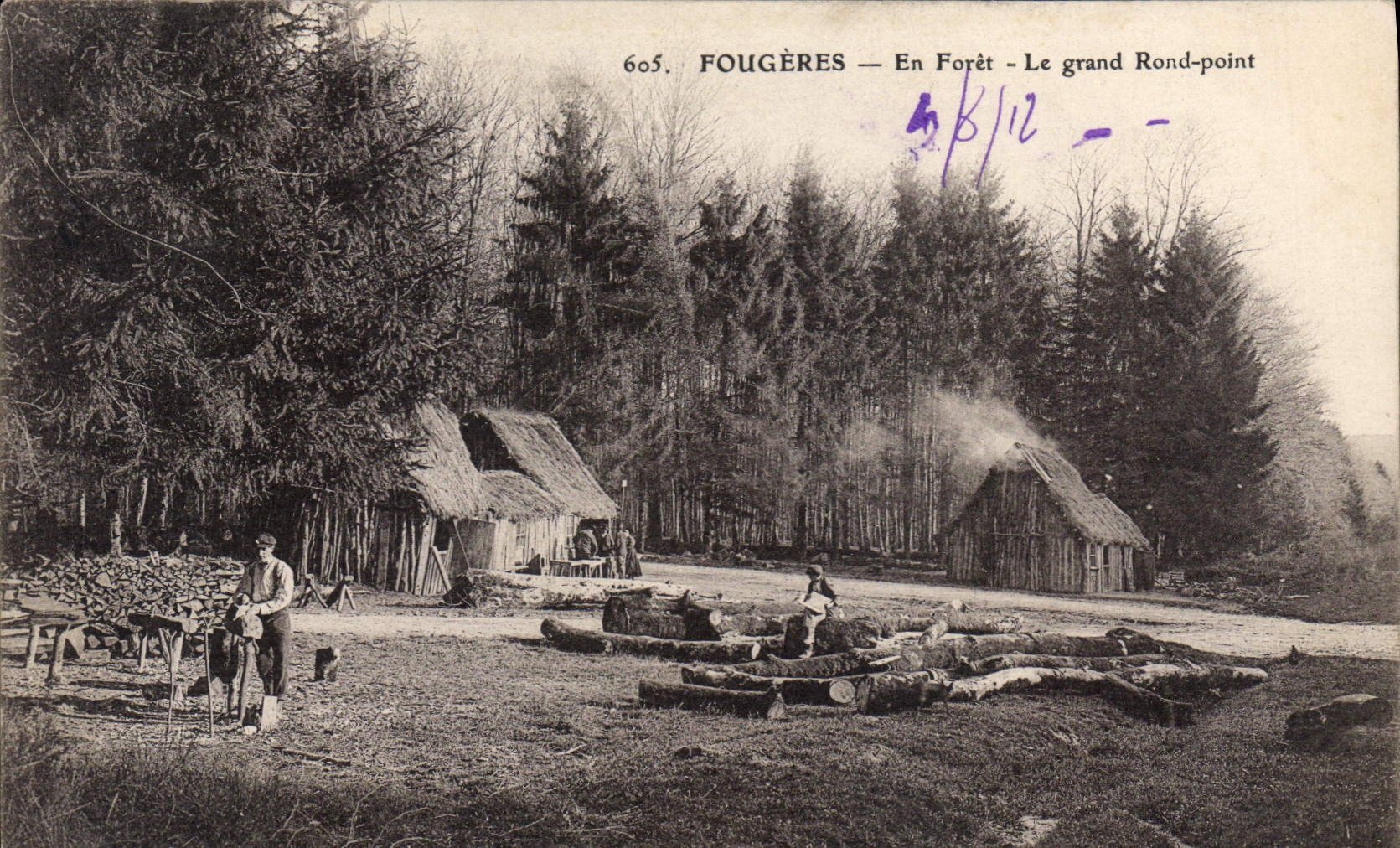 Fougères — En el bosque — El gran rotonda — Editor: 605
