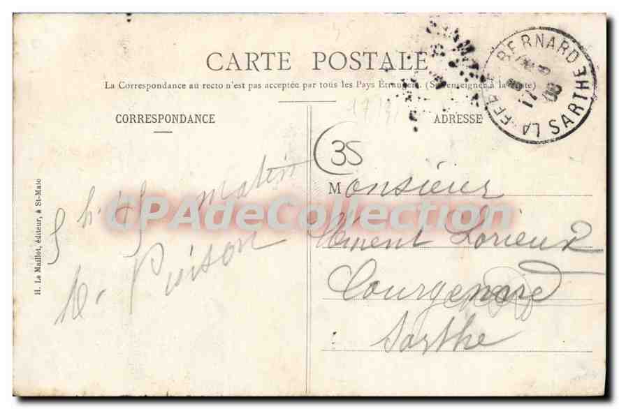 Dol-de-Bretagne — La Cathédrale (XIIIe siècle) — HLM, n° 026 — Reverso