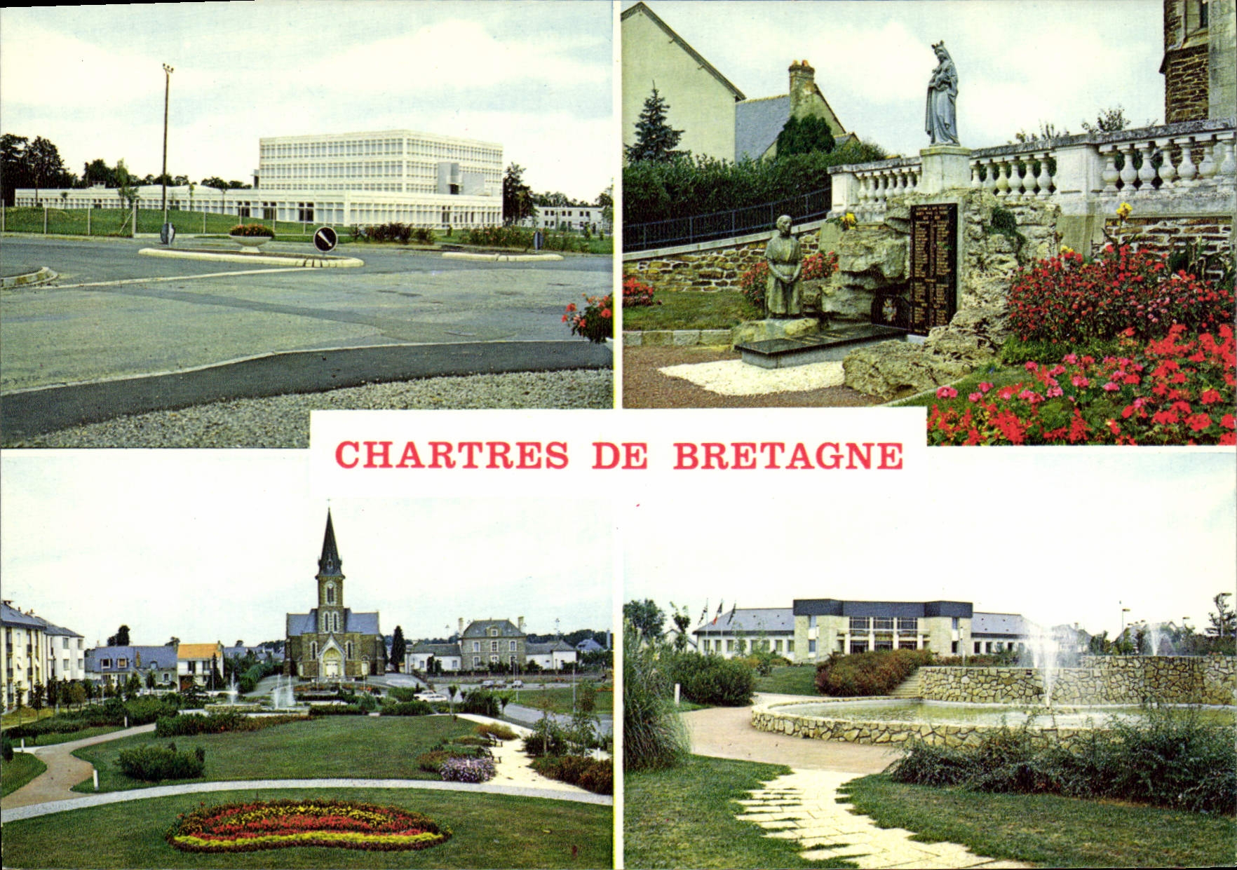 Chartres-de-Bretagne — vue panoramique — Édition La Cigogne, Édouard Hachette