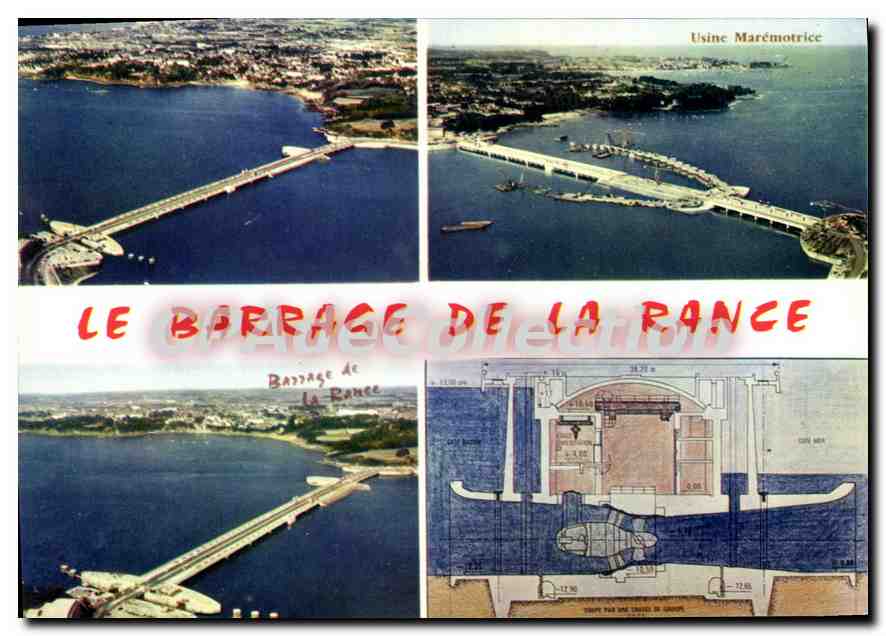 Le barrage de la Rance — Usine marémotrice — CAP - Théorjac Éditions Réunies