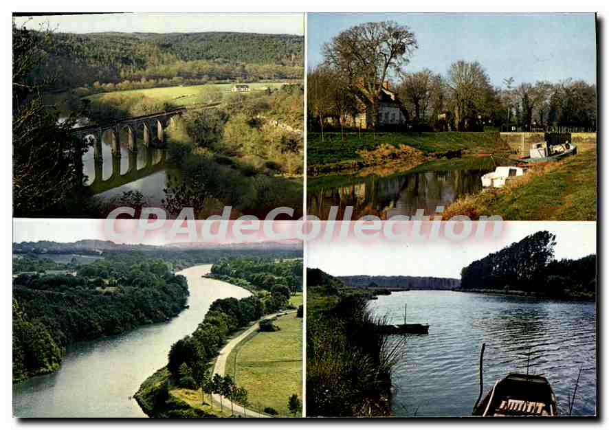 Guipry-Messac (Ille-et-Vilaine) — Viaduc, écluse, La Vilaine — Édition La Cigogne, Éd. Eliswite Hachette & Carquefou