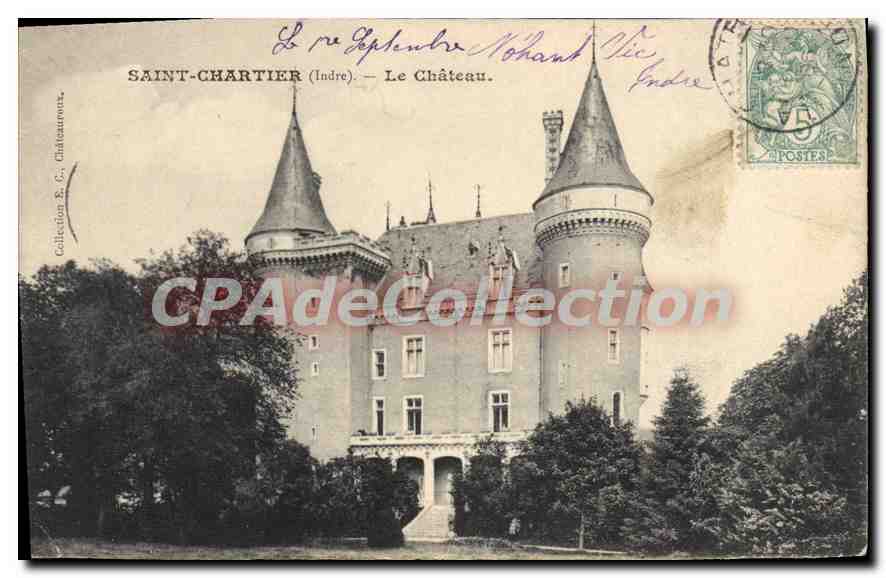 Saint-Chartier (Indre) — Le Château — Collection E. C. Châteaumont
