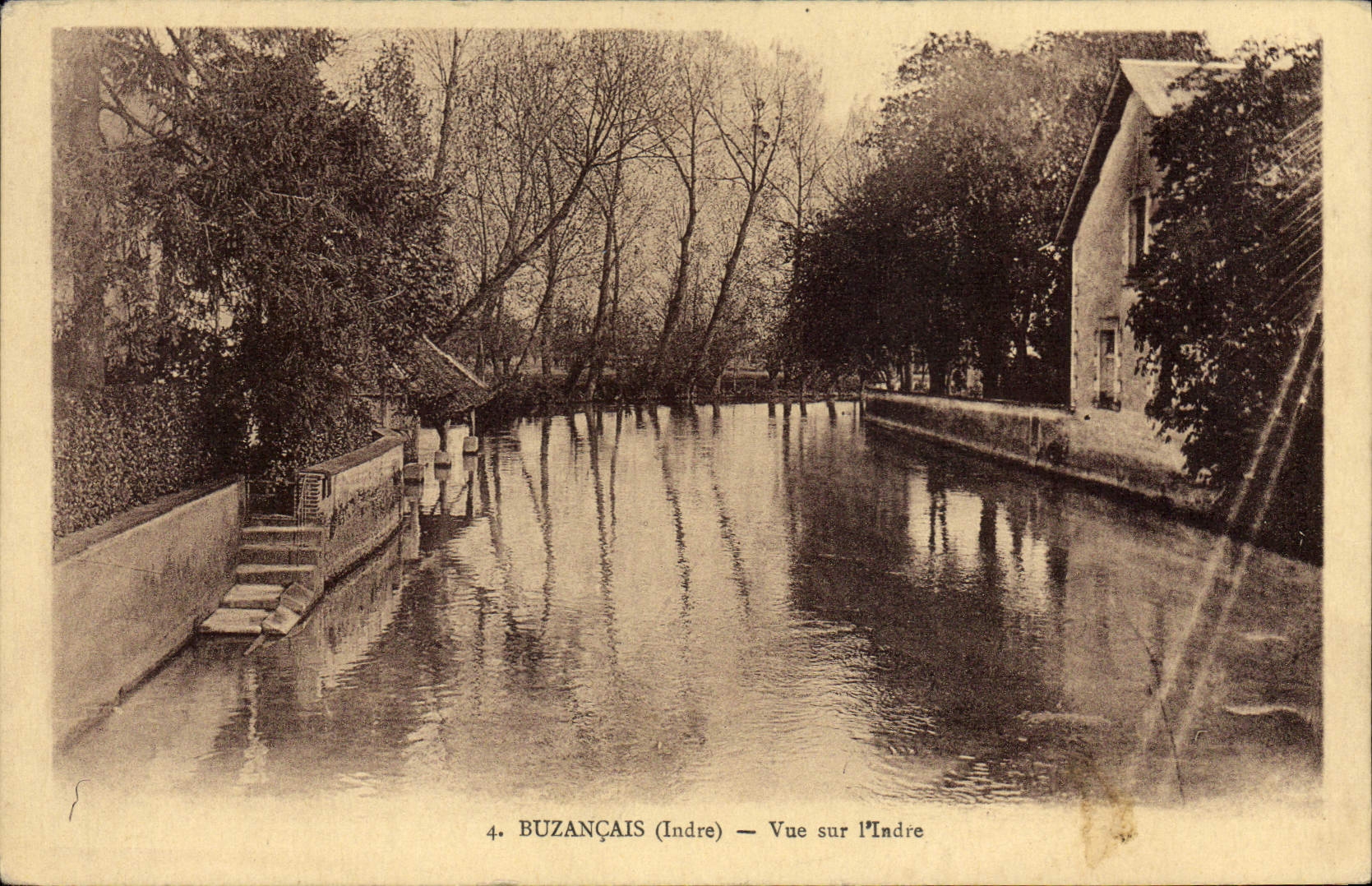 Buzançais (Indre) — View of the Indre