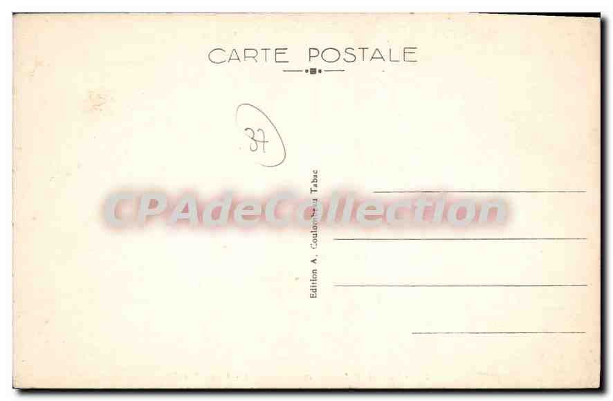 CPA Vouvray Les Girardieres Vieux Porche — Rückseite