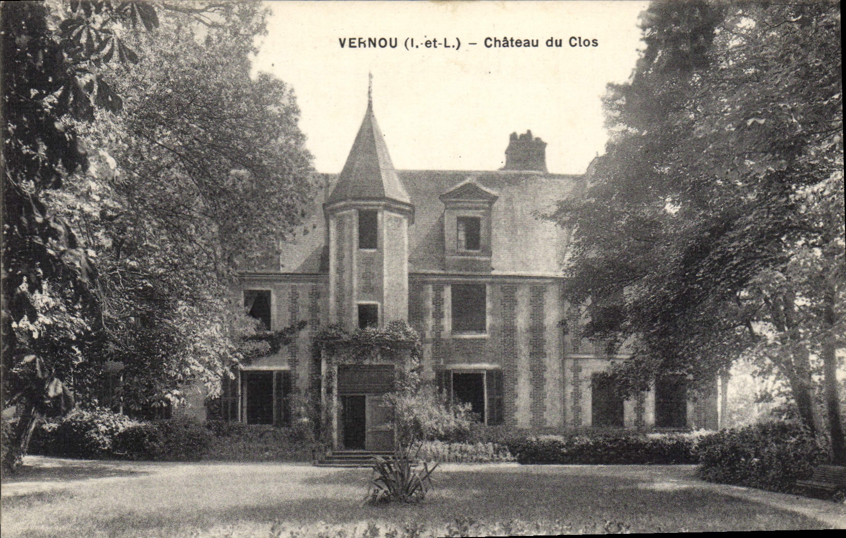 CPA Vernou Chateau Du Clos