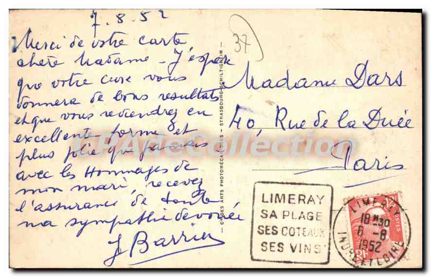 CPA Pocé Le Chateau — Rückseite