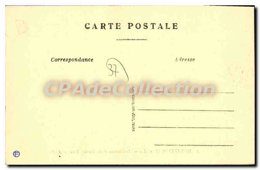 CPA Montresor Le Chateau Et Les Vieilles Tours — Rückseite