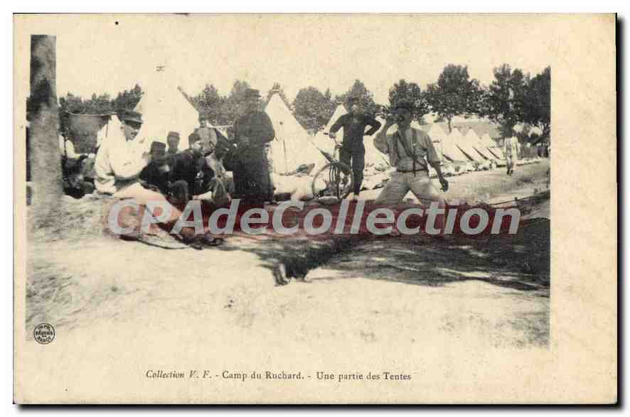 CPA Camp Du Ruchard Une Partie Des Tentes