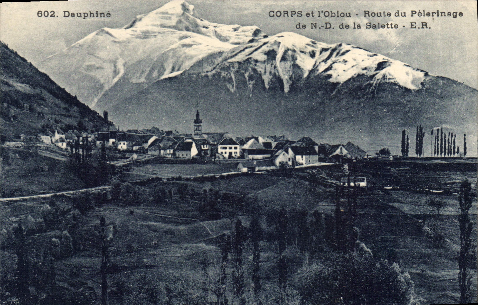 Corps et l'Obliou — Route du Pèlerinage de N.-D. de la Salette — E.R.