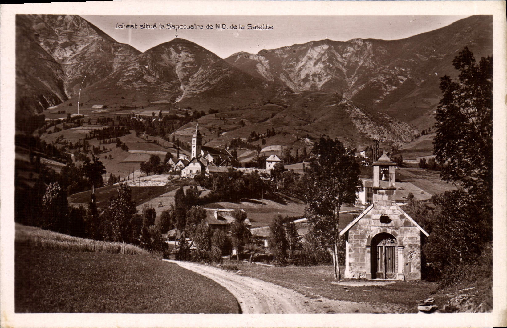Heiligtum der N.D. de la Salette — Panoramablick — unbekannter Verlag