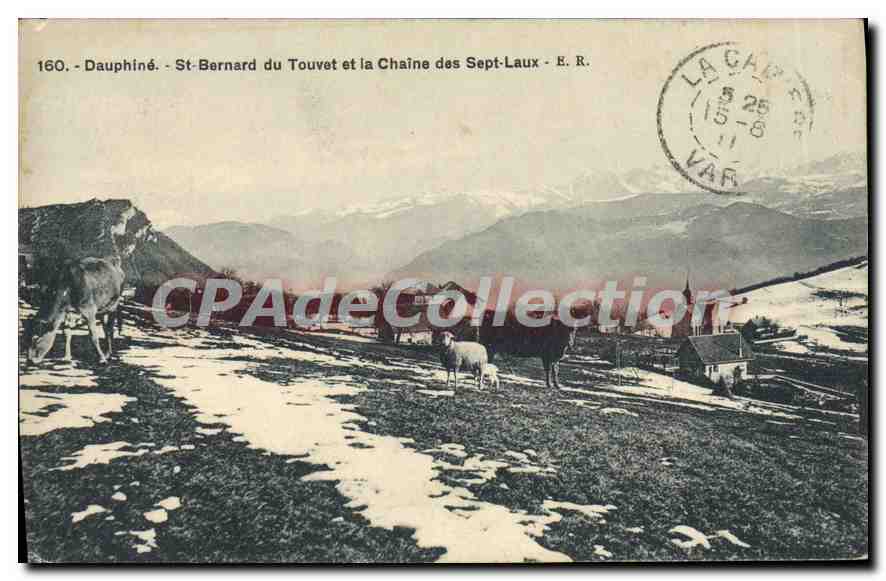 St-Bernard du Touvet et la Chaîne des Sept-Laux — Dauphiné — E. R. n°160