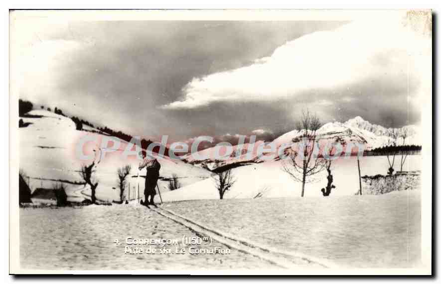 Corrençon (1150 m) — Skipiste Le Cornafion — Édition N. EYMARD, Corrençon