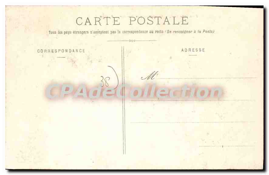 PONT-en-ROYANS — Maisons suspendues sur la Bourne — P. Payrouze, Valence, n°382 — Rückseite