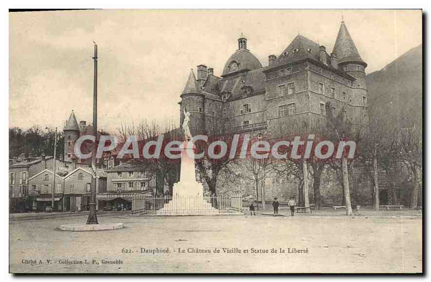 Dauphiné - Le Château de Vizille et Statue de la Liberté — Chéhé A. Y., Collection L. P., Grenoble