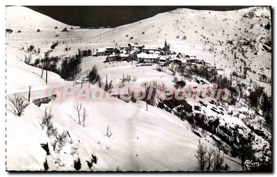 Huez (Isère) — Vue générale en hiver — Photographe Pim
