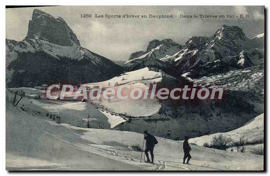 Les Sports d'hiver en Dauphiné — Dans le Triéves en Ski — E.R. — n°1259