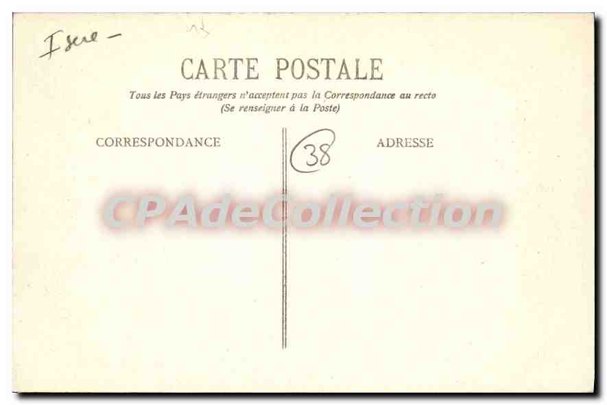 La Bérarde - Vallée du Vénéon - Dauphiné — E.R. n°741 — Verso
