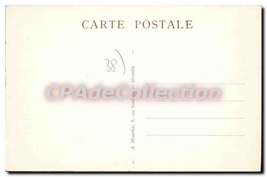 CPA Le Monetier Les Bains Vue Generale — Rückseite