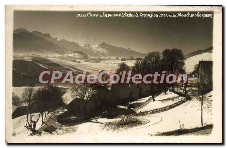 Der Huver in Cans (1040) - Coletie, Le Cornafion (2054) und La Moucherolette (2889) — Vintage Postcard/Antike Ansichtskarte