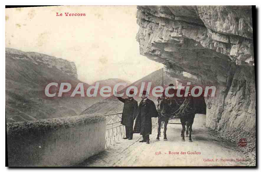 Der Vercors — Route des Guilets — Sammlung P. Perranne, Valence