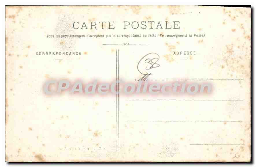 Der Vercors — Route des Guilets — Sammlung P. Perranne, Valence — Rückseite
