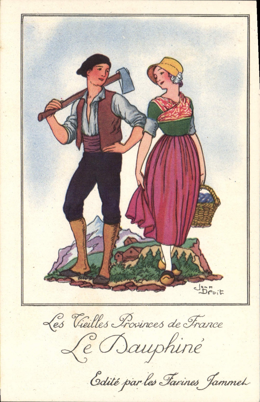 Les Vieilles Provinces de France — Le Dauphiné — Édité par les Farines Jammet