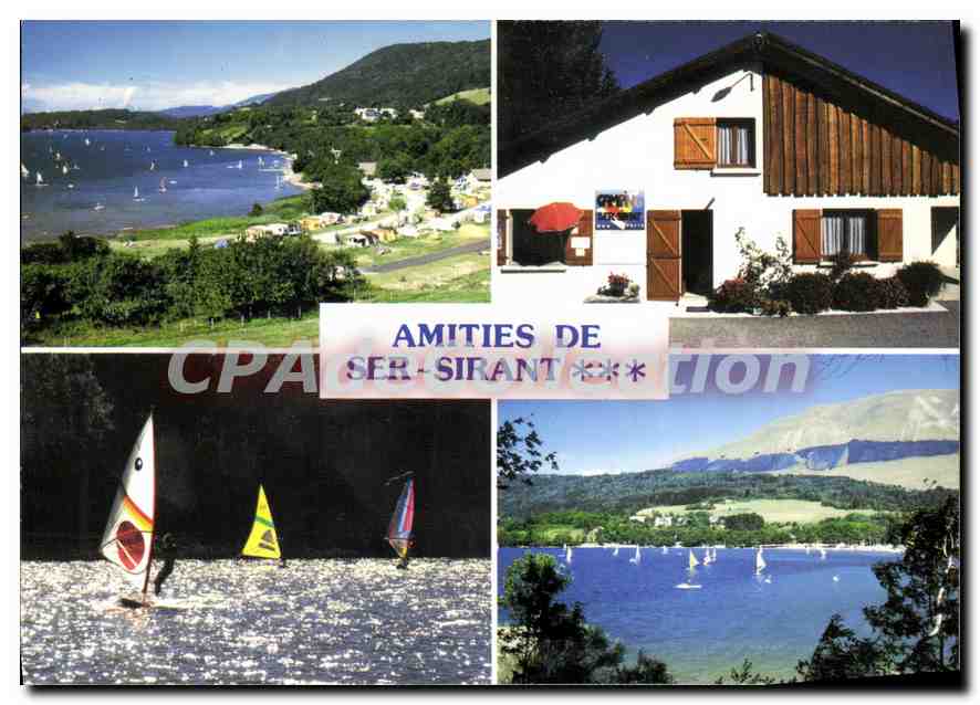 Camping de Ser-Sirant — Lac de Laffrey — Isère — Éditeur : Images de France