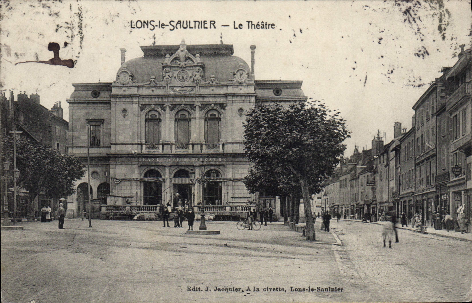 LONS-le-SAULTIER — El Teatro — Edit. Jacquier, a la civette, Lons-le-Saunier