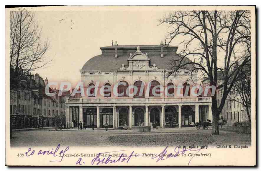 Lons-le-Saunier-les-Bains — El Teatro (Academia de la Caballería) — Cliché R. Chapuis
