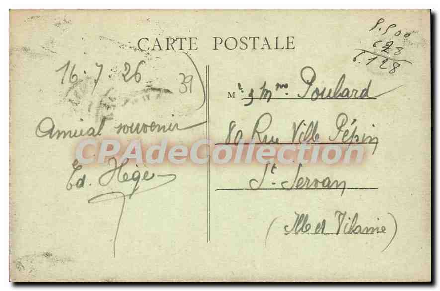 LONS-le-SAUNIER — Vue Générale — Phot. Combier-Maurin, Édit. N.G. — Verso