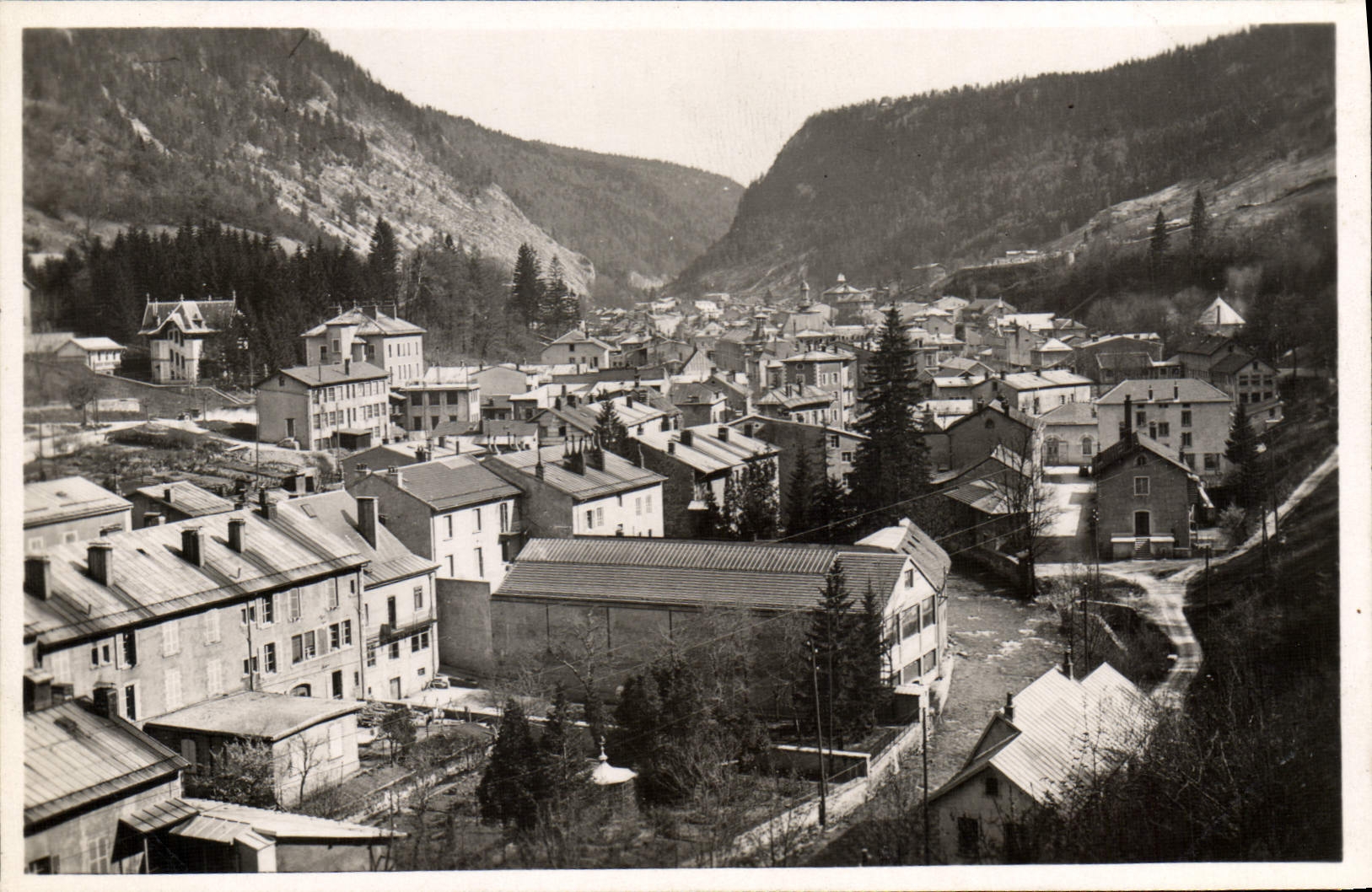 CPA Morez La Route De Longchaumois