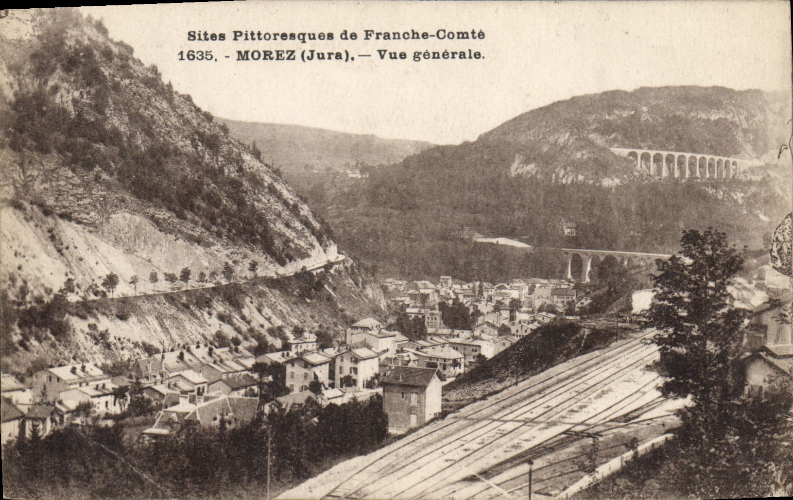 Morez (Jura) — Vista generale — Siti Piacenti della Franche-Comté 1635