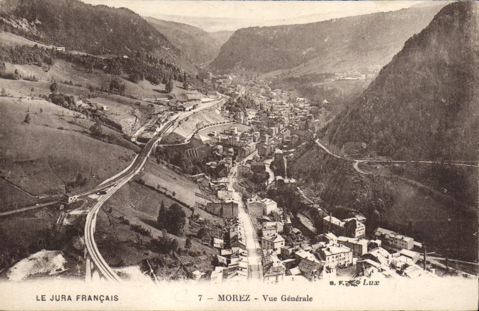 CPA Morez Vue Generale