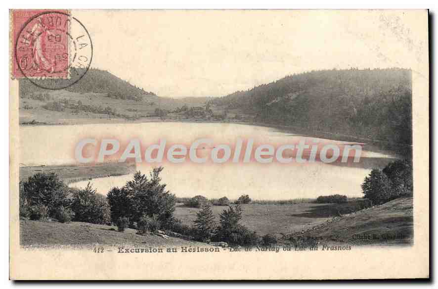 Excursion au Hérisson - Lac de Nurlay ou Lac du Frasnois — Cliché R. Goyat, n° 412