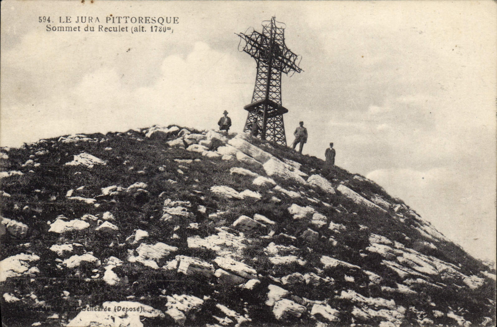 Le Jura pittoresque — Sommet du Reculet (alt. 1720m) — Déposé (éditeur) n°594