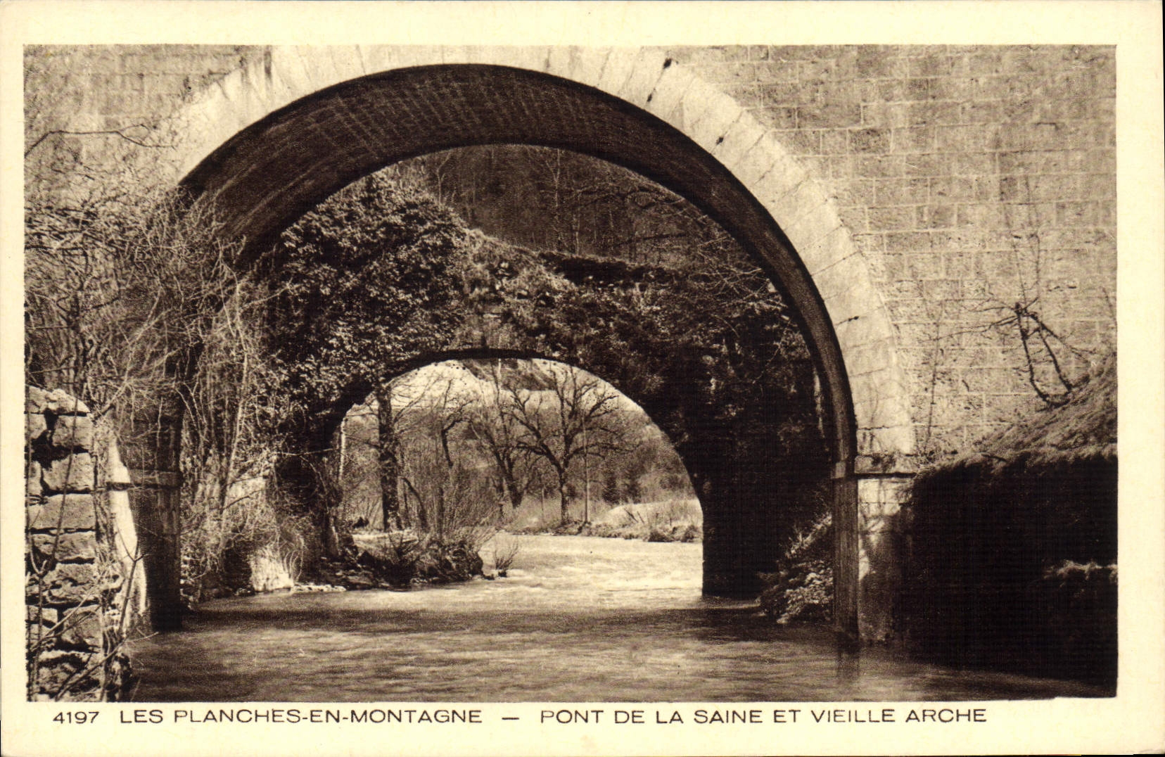 Les Planches-en-Montagne — Pont de la Saine et Vieille Arche — n°4197