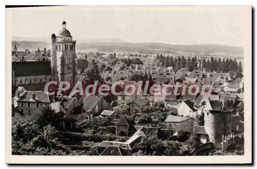 CPA Poligny Tour Sergentine Et I'Eglise